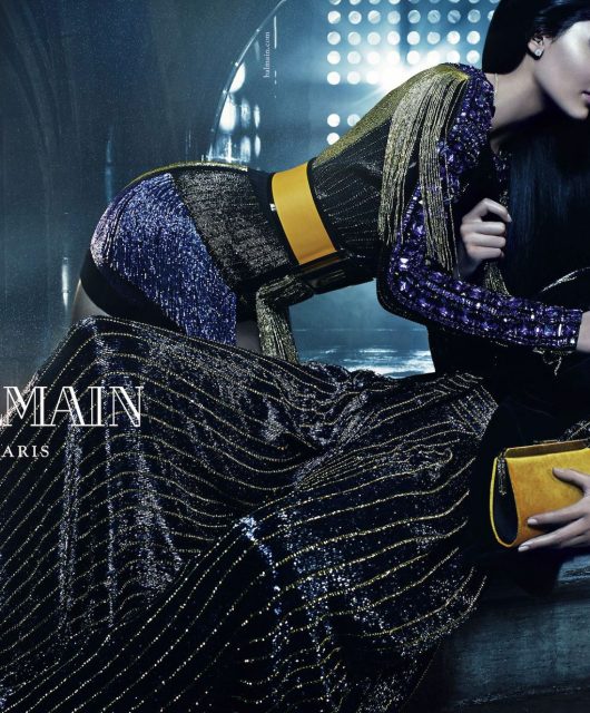Kylie Kendall jenner Balmain Fall Winter 2015