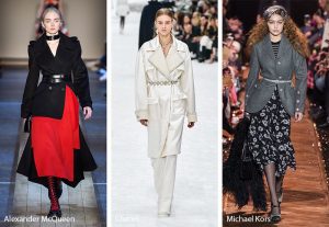 fall winter 2019 2020 fashion trends cinched waists