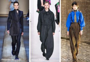 fall winter 2019 2020 fashion trends gender bending fashion