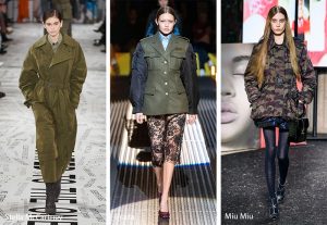 fall winter 2019 2020 fashion trends military fashion