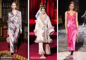 fall winter 2019 2020 fashion trends pajama fashion