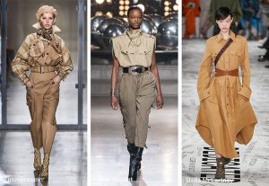 fall winter 2019 2020 fashion trends safari fashion