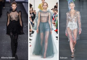 fall winter 2019 2020 fashion trends see through clothing