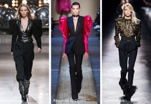 fall winter 2019 2020 fashion trends structured power shoulders