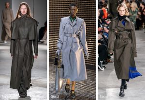 fall winter 2019 2020 fashion trends trench coats with a back yoke