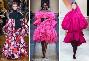 fall winter 2019 2020 fashion trends voluminous meringue dresses