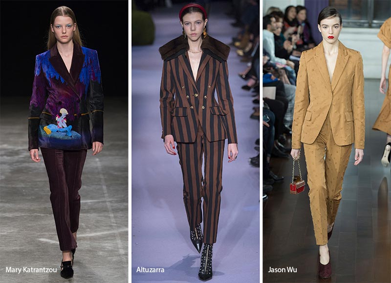 fall winter 2017 2018 fashion trends pant suits