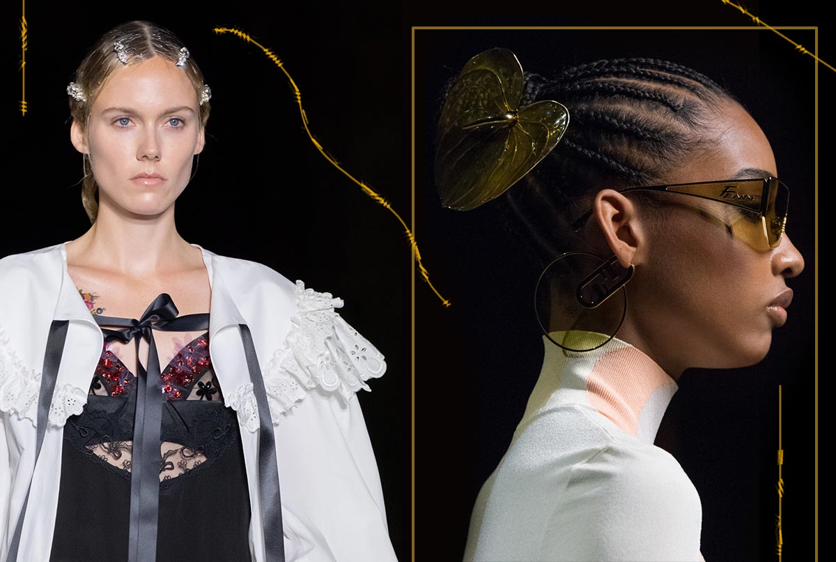 spring summer 2022 hair accessories trends runway