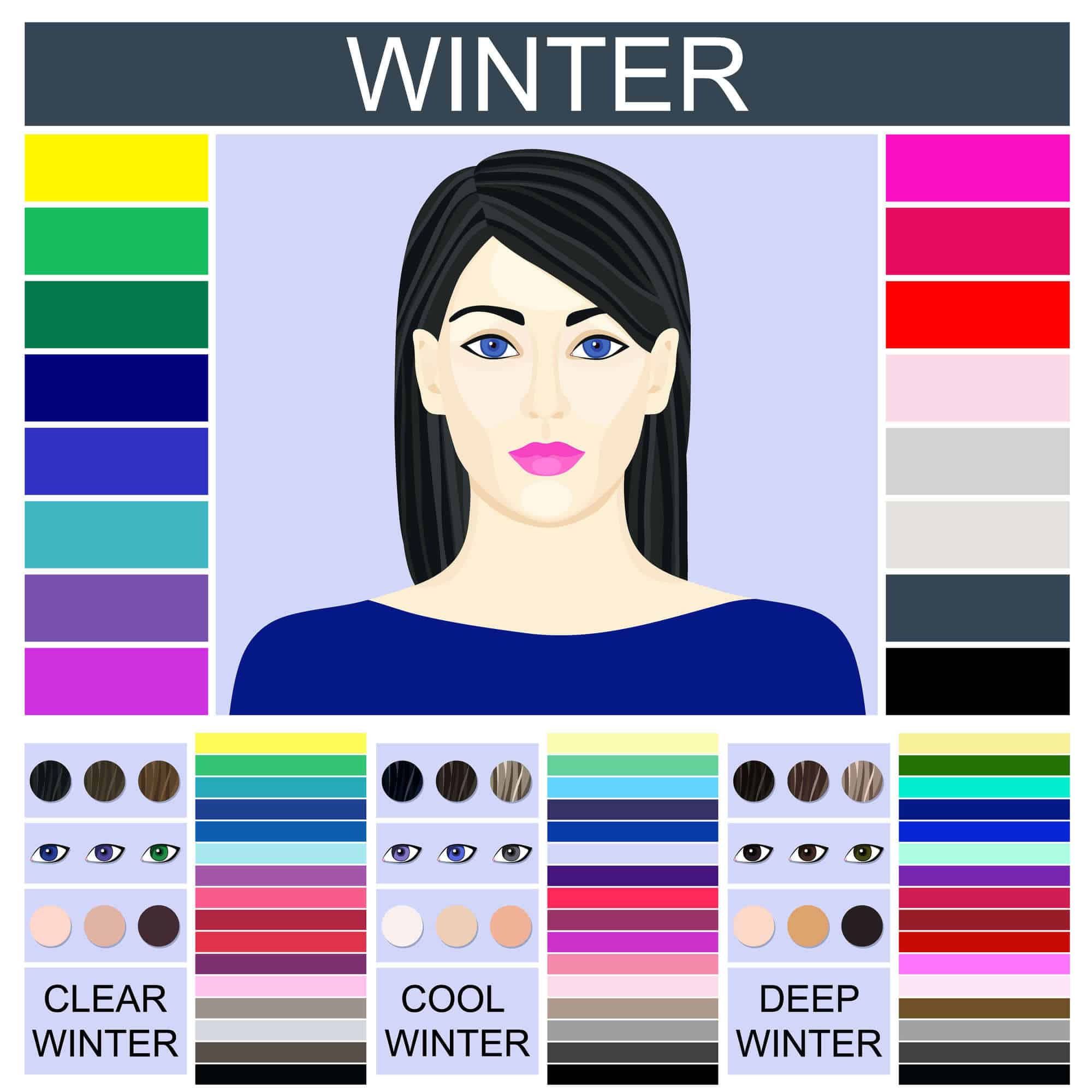 winter type skintone